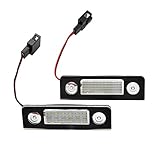 Satz Passform LED Nummerschildbeleuchtung kompatibel mit Skoda Octavia & Roomster 2004-2013