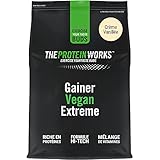 Vegan Mass Gainer Extreme | Kalorienreicher & Proteinreicher Pulver-Shake | Kohlenhydratreicher Weight Gainer | THE PROTEIN WORKS | Vanillecreme | 1kg