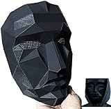 ENCOMAG Squid Game Worker Mask,Latexmaske, Full Face Mask, Beliebtes TV-Spiel Cosplay Gesichtsbedeckung 2021 TV Cosplay Vollgesichtsbedeckung Maskerade Zubehör Halloween Requisiten (Manager)