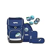 ergobag cubo Set - ergonomischer Schulrucksack, Set 5-teilig