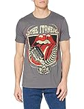 The Rolling Stone Herren 40 Licks Short Sleeve T-Shirt RSTEE02MC04, Grau (Charcoal), X-Larg