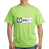 CafePress T-Shirt Code PNG, 100 % Baumwolle Gr. M, grü