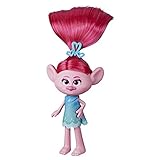 DreamWorks Trolls Styling Poppy Fashion Puppe mit abnehmbarem Kleid und Haarschmuck, inspiriert vom Film Trolls World T