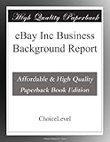 eBay Inc Business Background Rep