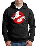 TShirt-People Ghostbusters Distressed Kapuzenpullover Herren XXXXL Schw