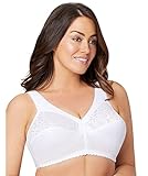 Glamorise Damen Bügelloser MagicLift-Baumwoll-Stütz-BH für große Größen Nr. 1001