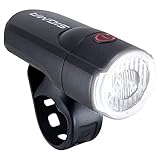 SIGMA SPORT - Aura 30 | LED Fahrradlicht 30 Lux | StVZO zugelassenes, batteriebetriebenes Vorderlicht | Farbe: Schwarz, U