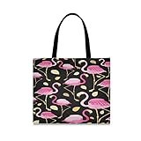 XiangHeFu Beutel-Kunst-Muster-Fall-Blatt-Vogel-Flamingo-Mappen-Halter-Bleistift-Kasten-Taschen-Qualitäts-großer Reiß