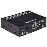 Amazon Basics - Audio-Extractor-Konverter, HDMI auf HDMI + Audio (SPDIF + RCA Stereo)