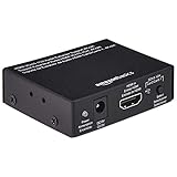 Amazon Basics - Audio-Extractor-Konverter, HDMI auf HDMI + Audio (SPDIF + RCA Stereo)