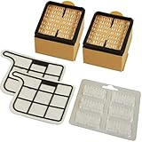 WQPY Saugroboter Ersatzteile Carbon Bag Filter Kit Kompatibel mit Vorwerk Kobold VK 135 136 SC Staubsauger Teile Materialien,