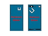 Flügel für Sony Xperia Z L36H L36I C6606 C6603 C6602 Front + Rückseite Backcover doppelseitiger Kleber, Klebefolie Adhesive für Display und Rück