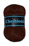 Strickgarn Chemlonka 50 g 100% Polypropylen braun (0710)
