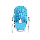 Aveanit Peg Perego Prima Pappa Zero 3 Bezug Hochstuhl Kissen Ersatzbezug Babystuhl 100% Baumwolle Hellblau - Light B