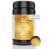 Aloha Sana | Manuka Honig 400+ MGO aus Neuseeland (220g) | Manuca honey MGO 400+ | Qualitätshonig im Ultraviolettglas | Laborgeprü