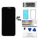 Fixerman Für iPhone X OLED Display [Nicht LCD] Bildschirm Ersatz 5,8 Zoll,3D Touch Display Digitizer Assembly mit Reparaturwerkzeugen, kompatibel mit Modell A1865, A1901, A1902