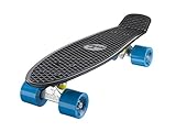 Ridge Skateboard Mini Cruiser, schwarz-blau, 22 Z