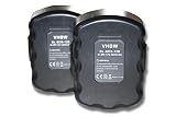 vhbw 2x Akku Ersatz für Bosch 2 607 335 414, 2 607 335 415, 2 607 335 416, 2 607 335 429 für Elektrowerkzeug (3000 mAh, NiMH, 12 V)