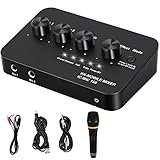 Dekaim Karaoke-Mikrofon, Karaoke-Mikrofon Tragbarer Handheld-Lautsprecher Professioneller KTV-Player für zu Hause Gesang