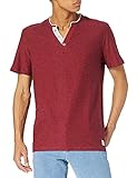 TOM TAILOR Herren 1026162 Striped T-Shirt, 27192-Power Red Fine Stripe, XXL