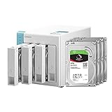 QNAP 4 Bay Home NAS mit 4 TB Speicherkapazität, vorkonfiguriertes RAID 5 Seagate IronWolf Drives Bundle mit Zwei 1 GbE Ports (TS-431K-44S-US)