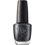 Opi Nail Lacquer Heart and Coal – Nagellack In Schwarzem Glitzerton Mit Bis Zu 7 Tagen Halt – Ergiebig, Langlebig & Splitterfest – 15