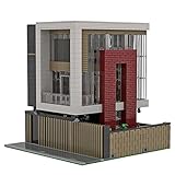 Halcyon MOC-80733 City Cottages Modell, 3519Stück Moderne Architektur Modular Street View Bauklötze Set (lizenziert und entworfen von Brickstyle City), Kompatibel mit Leg