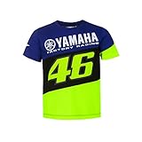 Valentino Rossi Tshirt Yamaha Dual T-Shirt, Königsblau, 1/2