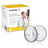 Medela Brustwarzenschutz – BPA-frei, aus weichem Silikon – Mit atmungsaktiven Lüftungsöffnungen – 2er-S