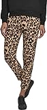 Urban Classics Damen Hose Ladies Elastic Waist AOP Pants, Mehrfarbig (Leo 01720), W(Herstellergröße: M)