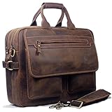 T-ara Das Neue Vintage Mann Leder Handtasche Business Tasche Gehirne Pferd Leder Produkt Portfolio Herren Aktentasche Männliche Laptop Tasche Büro Unverzichtbar zum W