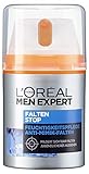 L'Oréal Men Expert Gesichtspflege gegen Falten, Anti-Aging Feuchtigkeitscreme für Männer, Sofortiger Anti-Augenringe- und Anti-Falten-Effekt, Falten Stop, 1 x 50