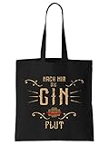 clothinx Einkaufstasche Nach mir die Gin Flut Schw