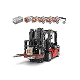YESHIN Technik Ferngesteuert Gabelstapler, Mould King 13106 Bausteine Ziegelsteine Kinder DIY Spielzeug Geburtstagsgeschenke Kompatibel mit Lego Technik