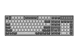 Durgod Taurus K310 Mechanische Gaming-Tastatur, 104 Tasten, Double Shot PBT, NKRO, USB Typ C mehrfarbig Corona (weiße Hintergrundbeleuchtung) Cherry Speed S