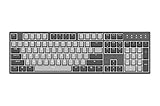 Durgod Taurus K310 Mechanische Gaming-Tastatur, 104 Tasten, Double Shot PBT, NKRO, USB Typ C mehrfarbig Corona (weiße Hintergrundbeleuchtung) Cherry Speed S