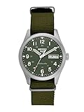 Seiko Herren Analog Automatik Uhr mit Nylon Armband SRPG33K1