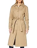 find. Damen Trenchcoat mit Gürtel, Beige (Neutral), 44, Label: XXL