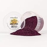 colourPlus Glitzer sehr fein (Magenta) Glitter-Zusatz zum Veredeln von Wandfarben auf Wasserbasis oder zum Basteln, Made in Germany