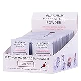 50 x Premium Massage-Gel-Pulver | 5g Reisebeutel ergibt 500ml/ 16.9 fl oz | Made in Japan | Paraben & Gly