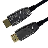 4K HDMI-Kabel, 30 m, HDMI 2.0 Highwings High Speed 18 Gbit/s, unterstützt 4K2K @ 60 Hz, 3D, Full HD, 2160p, Audio Return, kompatibel mit Ethernet Projektor Sp