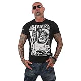 Yakuza Herren T-Shirt Love Kill Pray TSB 12003 (Gr. M, Schwarz)