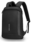 MARK RYDEN Laptop Rucksack 15.6 Zoll,Ultra Dünn Rucksack Wasserdicht,Schlanker Business-Rucksack, Rucksack Herren Daypack für Reise,Arbeit,Schule(schwarz)