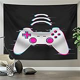 YYRAIN Rechteckige Polyester Einfache Mode Spielkonsole Wandbehang Home Wandkunst Dekoration Tuch Geschenk Wandteppich Multifunktionale Tischdecke 79x59 Inch[W200xH150cm]