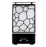 Luftreiniger Wohnung Ätherische Öle Düfte Duftöldiffusoren Ultraschall Öl Diffusor LED mit 7 Licht Farben Perfekt für Auto Büro Desktop und Schlafzimmer Luftreinig
