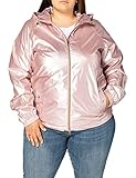 Geox Womens W SEYLA G-METALLIC Effect CR Parka, MID Rose, 48