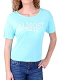 Madonna T-Shirt Damen Damaris Wide Neck Short Cut Shirt MF-406932 Türkis XL