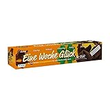 Glückskeks Happy Eine Woche Glück - Schoko Wochenkalender - 7 X Vegane Schokoladen Glückskekse - Inspirierende Botschaften, 1Er Pack (1 X 42 G)