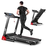 Hop-Sport Laufband für Zuhause HS-1400LB Bolt – Laufband klappbar mit App-Steuerung, LCD-Display, Bluetooth, MP3-Player und USB, HRC-Programmen, bis 14km/h – inkl. Pulsg