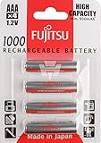 Fujitsu Akkus AAA Micro 1000 mAh 4er Blister kompatibel zu Siemens Gigaset S850 E370 C570 C570HX AS405 CL660HX E290HX E450